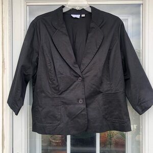Joan Rivers Women's Black Jacket in size 22